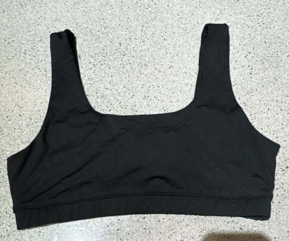 FP Movement Black MT18033 Scoop Neck Sports Bra Medium